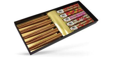 Палочки набор для еды Flower (made in Japan)