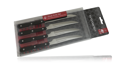 Набор Кухонных Ножей для стейков Hatamoto 1202-4