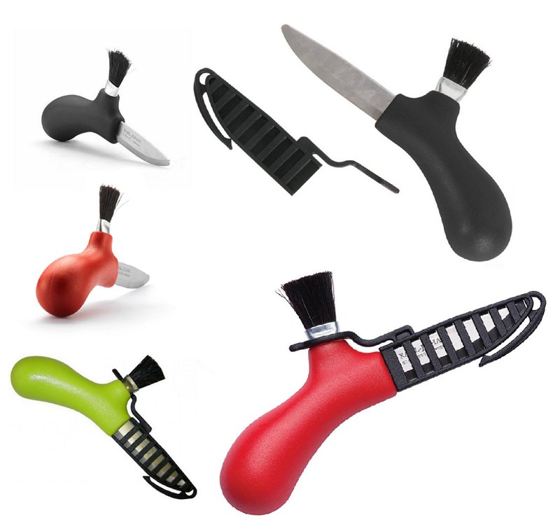 Разработанная шведской фирмой KJ ERIKSSON AB (ныне Morakniv) модель «Карл – Ёхан», отличающаяся оригинальным расположением кисти и удобными ножнами к клипсой для крепления на одежде с целью быстрого доступа. Поставляется вместе с буклетом-определителем, содержащим описание съедобных грибов и их фото. image9.jpg