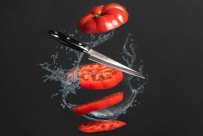 Фотография Кухонный Нож для нарезки слайсер Kanetsugu 7009