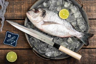 Фотография Кухонный Нож Янагиба FUJI CUT FC-1077