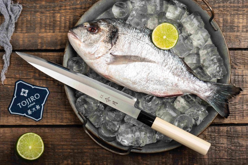 Фотография Кухонный Нож Янагиба FUJI CUT FC-1077