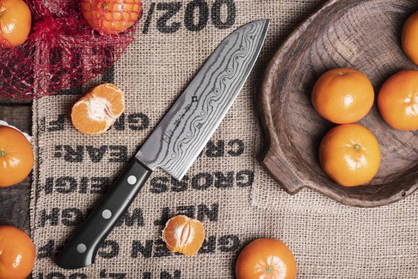 Фотография Кухонный Нож Японский Шеф Сантоку TOJIRO F-331