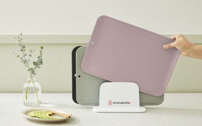 Фотография Набор разделочных досок с подставкой Hatamoto JH-3000