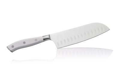 Фотография Кухонный Нож Японский Шеф Сантоку Hatamoto TW-003B