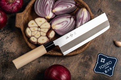 Фотография Кухонный Нож Японский Топорик Накири FUJI CUT FC-1081